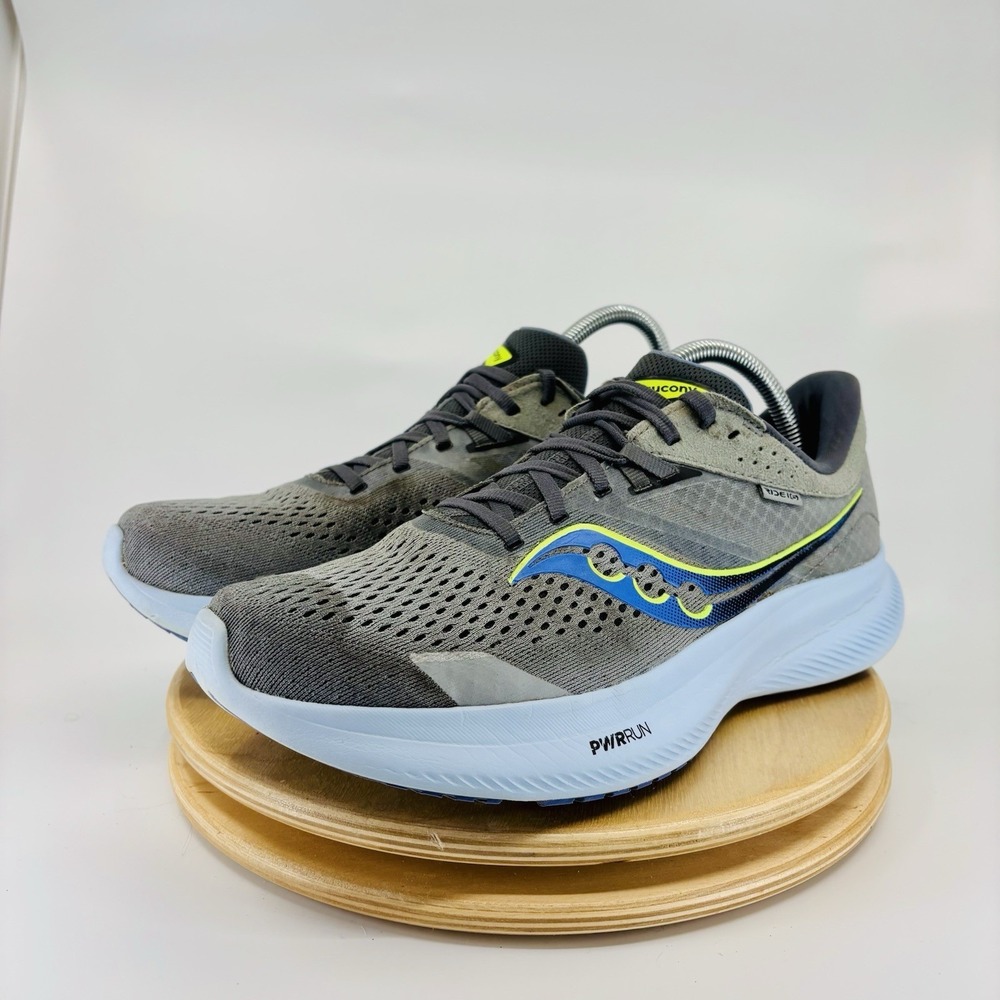 Saucony Ride 16 Fossil/Pool Women's Size‎ 10 Running Shoes Breathable Cushioned